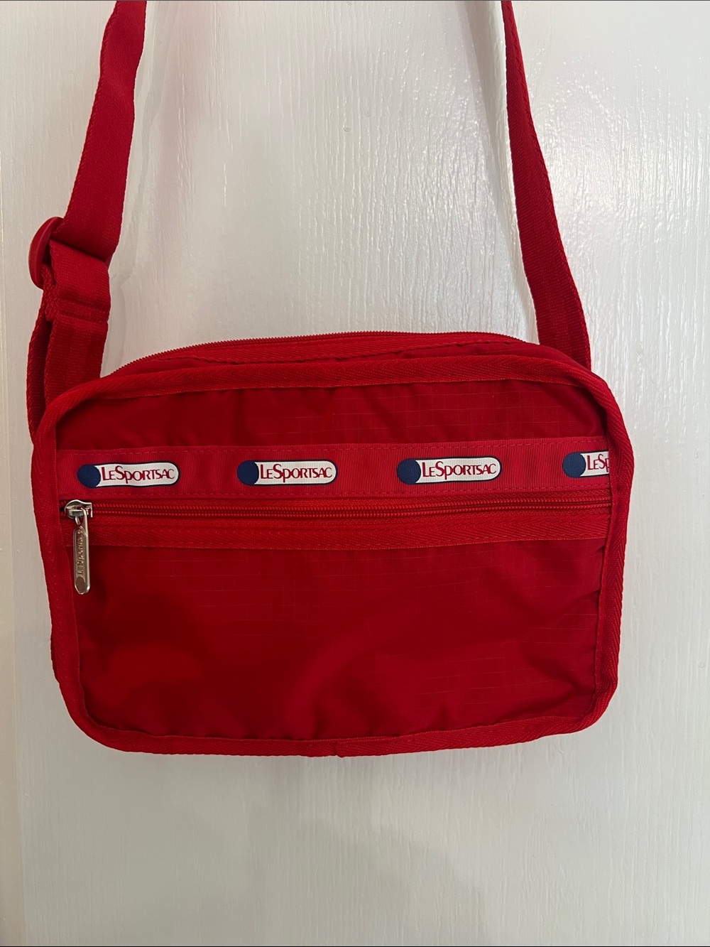 Red White Blue Lesport sac crossbody
